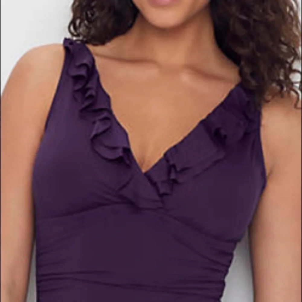 LAUREN Ralph Lauren Ruffle One Piece Swimsuit